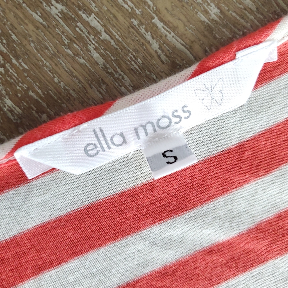 Ella Moss Striped Swim Beach Cover-up Women's Size Small - Picture 2 of 15